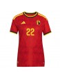 Ženski Nogometna dresi replika Belgija Alexis Saelemaekers #22 Domači SP 2026 Kratek rokav